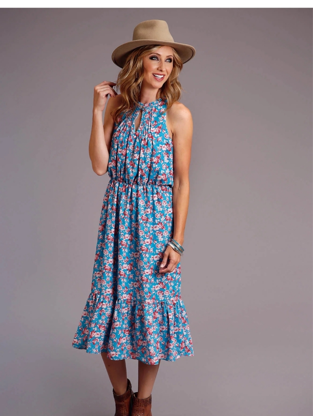 Stetson Floral Midi Dress